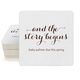 And the Story Begins Square Coasters Image 1 of 2